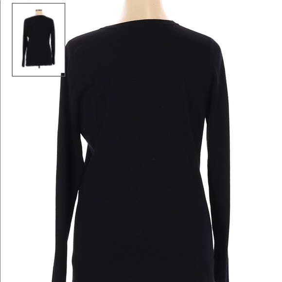 Black button down cardigan 14th and union size S - Picture 2 of 2